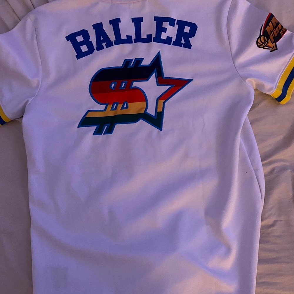 Vintage NBA finals nuggets jersey